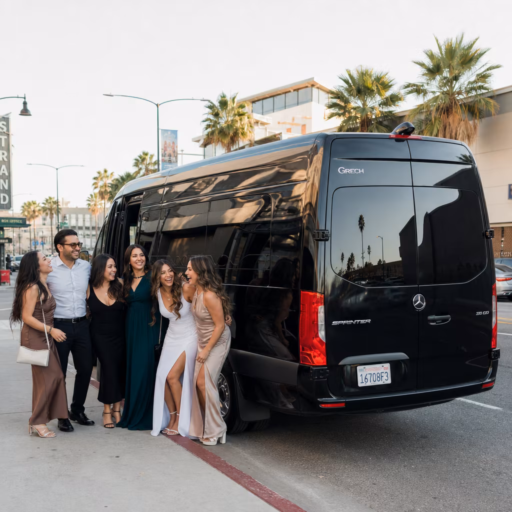 Bachelor and bachelorette party bus
